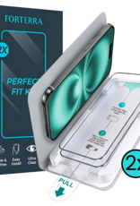 Forterra Forterra iPhone 16 Plus Screenprotector Perfect Fit Kit - 2 PACK
