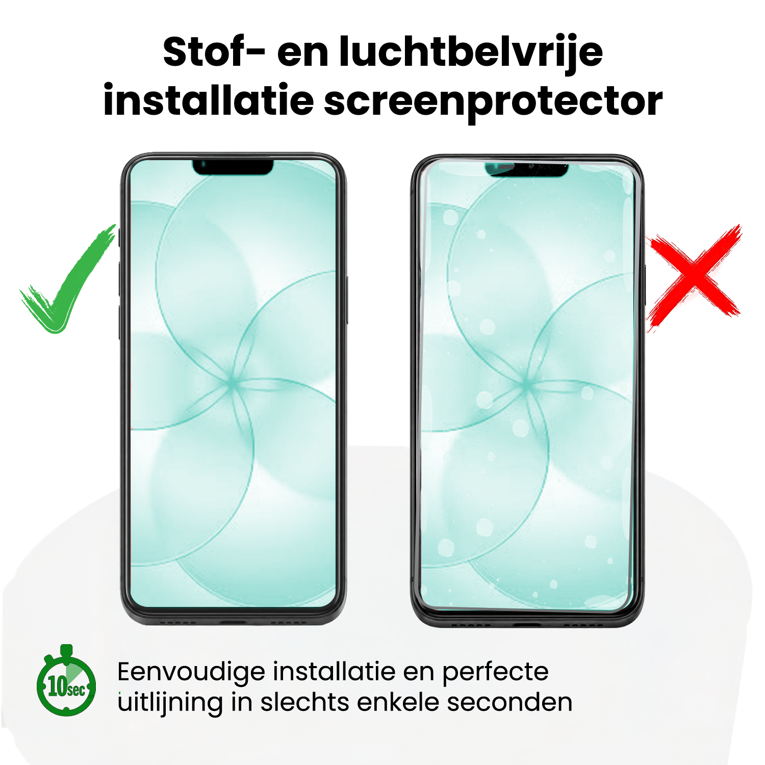 Forterra Forterra iPhone 17e Screenprotector Perfect Fit Kit - 2 PACK
