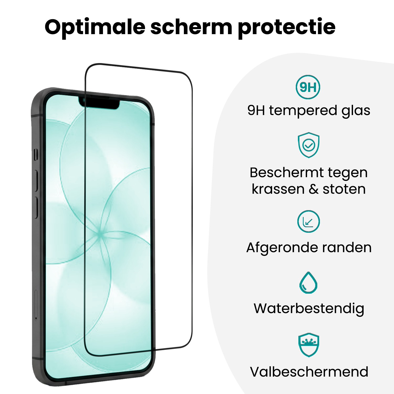 Forterra Forterra iPhone 17e Screenprotector Perfect Fit Kit - 2 PACK