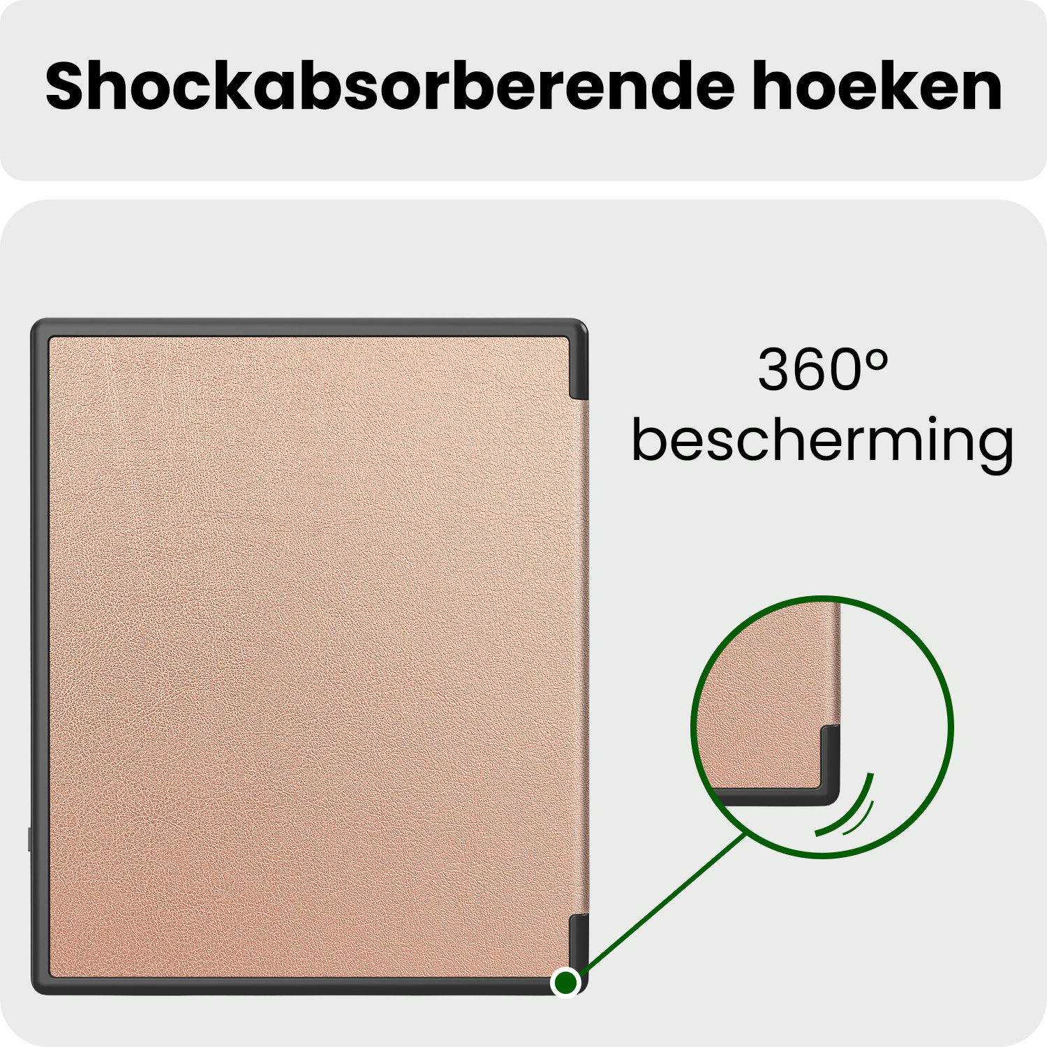 BASEY. BASEY. Kobo Elipsa 2E Hoesje - Rose Goud