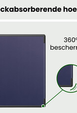 BASEY. BASEY. Kobo Elipsa 2E Hoesje Met Screenprotector - Donkerblauw