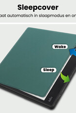 BASEY. BASEY. Kobo Elipsa 2E Hoesje Met Screenprotector - Donkergroen