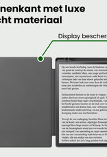 BASEY. BASEY. Kobo Elipsa 2E Hoesje Met Screenprotector - Rood
