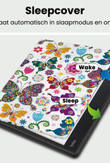 BASEY. BASEY. Kobo Elipsa 2E Hoesje Met Screenprotector - Vlinders