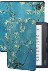 BASEY. BASEY. Kobo Libra 2 Hoesje - Bloesem