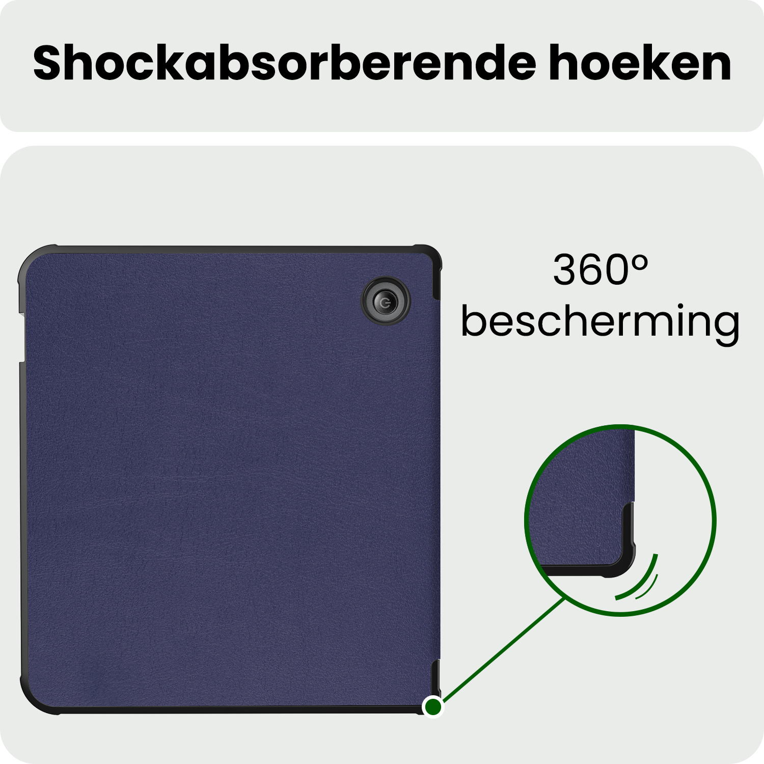 BASEY. BASEY. Kobo Libra 2 Hoesje - Donkerblauw
