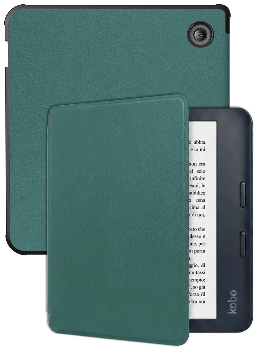 BASEY. BASEY. Kobo Libra 2 Hoesje - Donkergroen