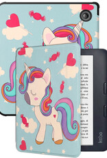 BASEY. BASEY. Kobo Libra 2 Hoesje - Eenhoorn