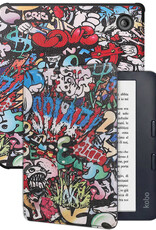 BASEY. BASEY. Kobo Libra 2 Hoesje - Graffity