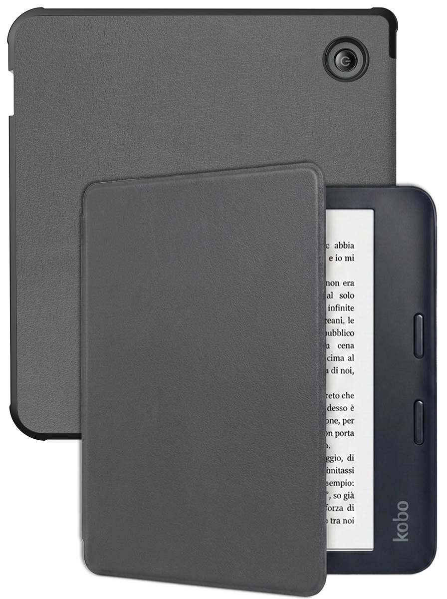 BASEY. BASEY. Kobo Libra 2 Hoesje - Grijs