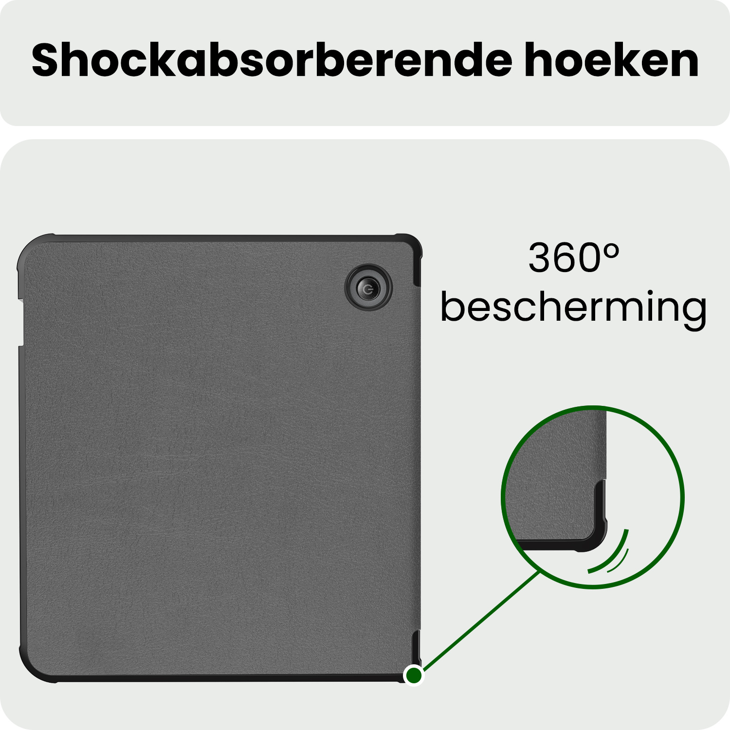 BASEY. BASEY. Kobo Libra 2 Hoesje - Grijs