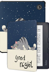 BASEY. BASEY. Kobo Libra 2 Hoesje - Kat