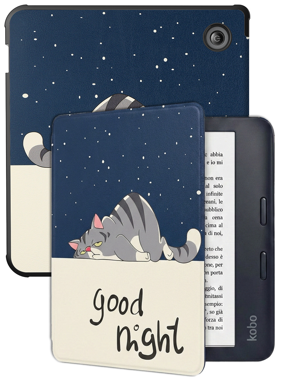 BASEY. BASEY. Kobo Libra 2 Hoesje - Kat