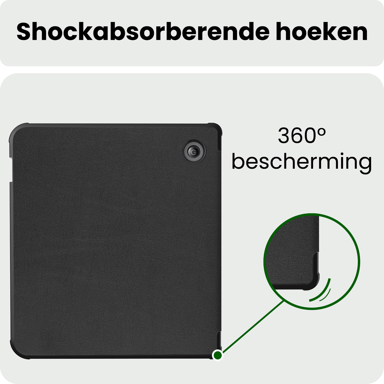 BASEY. BASEY. Kobo Libra 2 Hoesje - Zwart