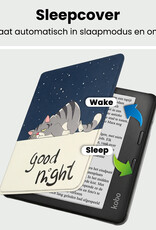 BASEY. BASEY. Kobo Libra 2 Hoesje Met Screenprotector - Kat