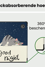 BASEY. BASEY. Kobo Libra 2 Hoesje Met Screenprotector - Kat