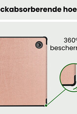 BASEY. BASEY. Kobo Libra 2 Hoesje Met Screenprotector - Rose Goud