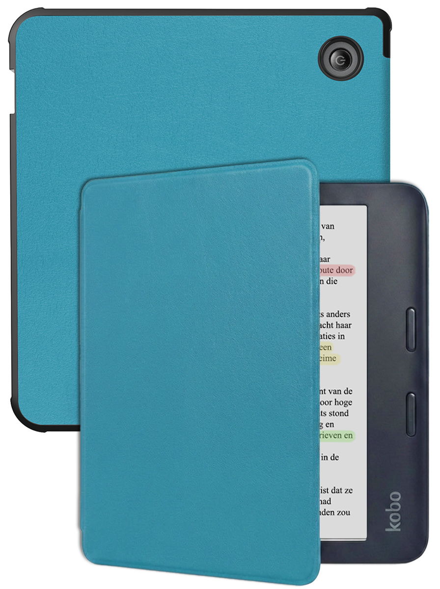 BASEY. BASEY. Kobo Libra Colour Hoesje - Turquoise