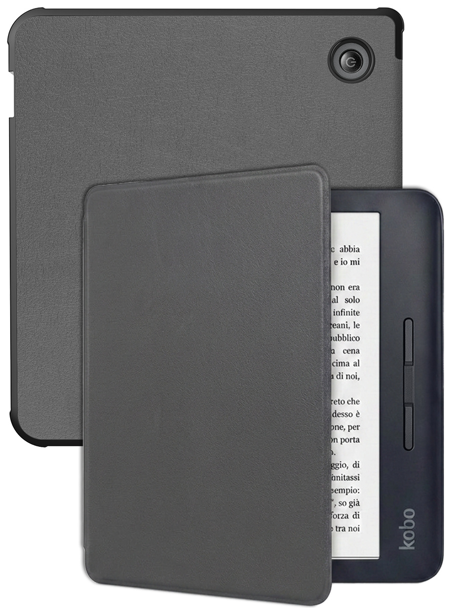 BASEY. BASEY. Kobo Libra H20 Hoesje - Grijs