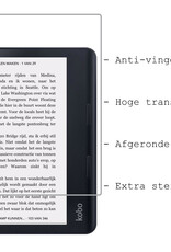 BASEY. BASEY. Kobo Sage Hoesje Met Screenprotector - Donkerblauw