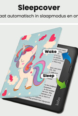 BASEY. BASEY. Kobo Sage Hoesje Met Screenprotector - Eenhoorn