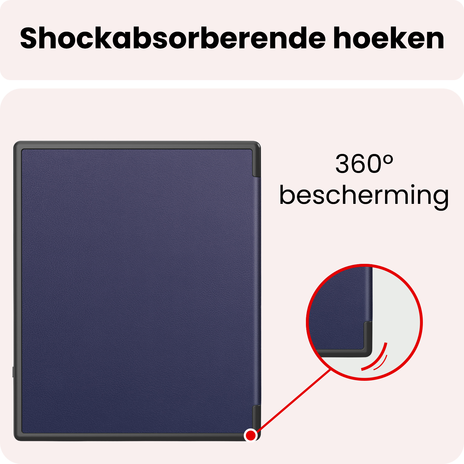 NoXx NoXx Kobo Elipsa 2E Hoesje - Donkerblauw