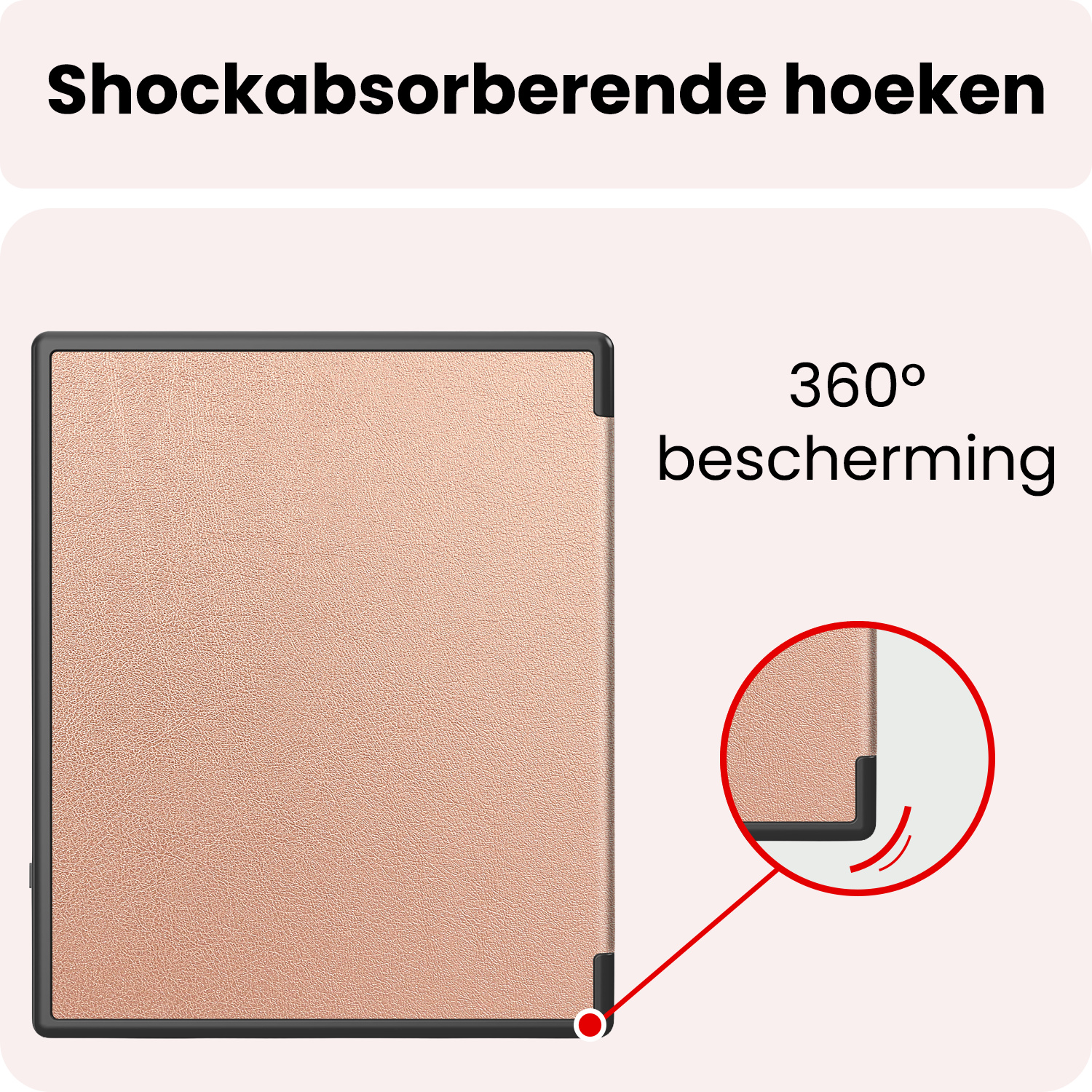 NoXx NoXx Kobo Elipsa 2E Hoesje - Rose Goud