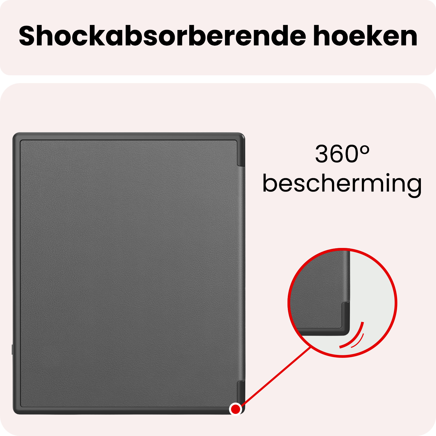 NoXx NoXx Kobo Elipsa 2E Hoesje Met Screenprotector - Grijs
