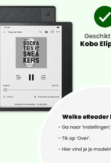 NoXx NoXx Kobo Elipsa 2E Hoesje Met Screenprotector - Rose Goud