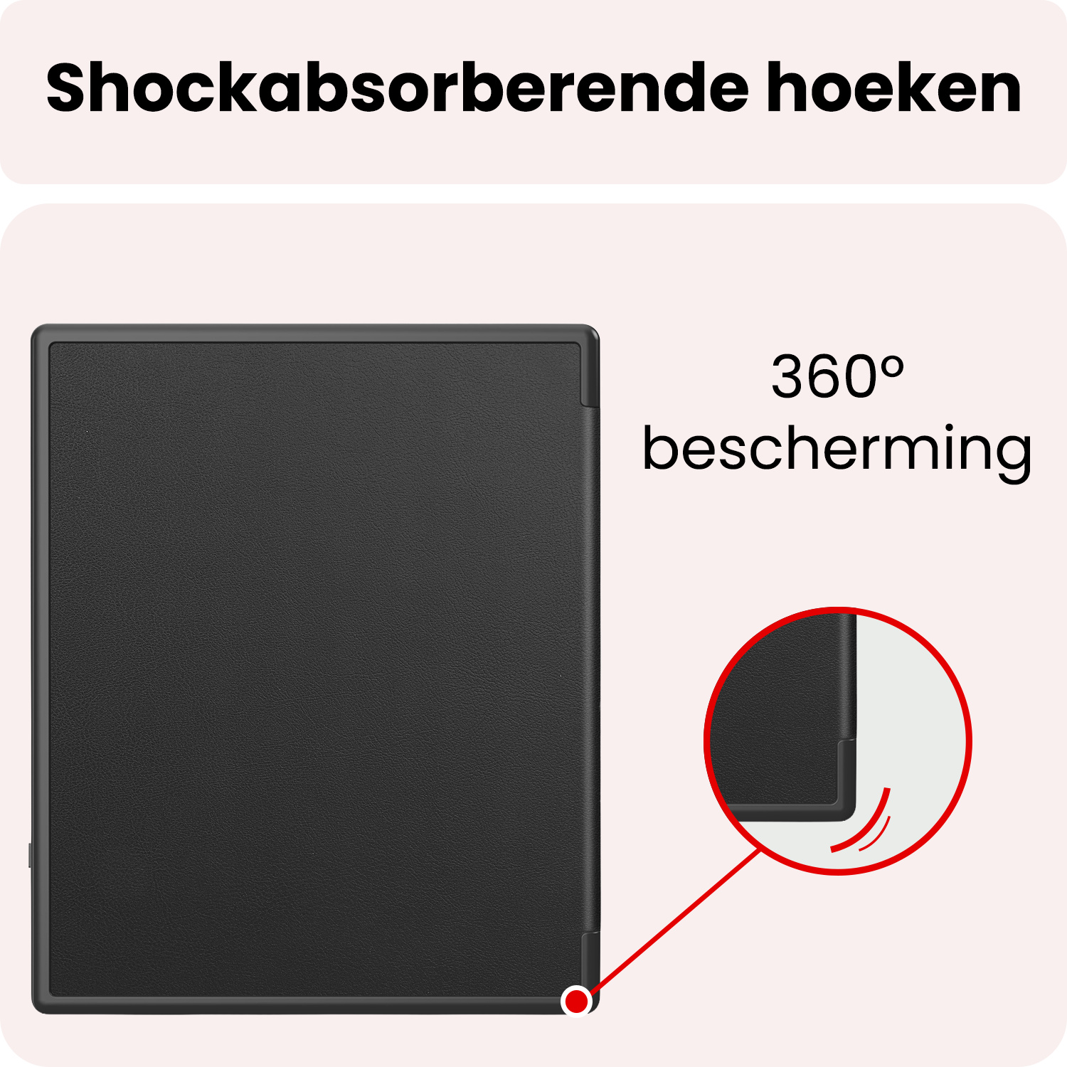 NoXx NoXx Kobo Elipsa 2E Hoesje Met Screenprotector - Zwart