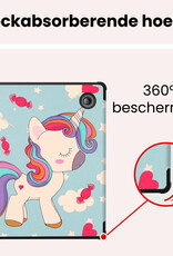 NoXx NoXx Kobo Libra 2 Hoesje Met Screenprotector - Eenhoorn