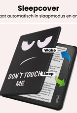 NoXx NoXx Kobo Libra 2 Hoesje Met Screenprotector - Don't Touch Me