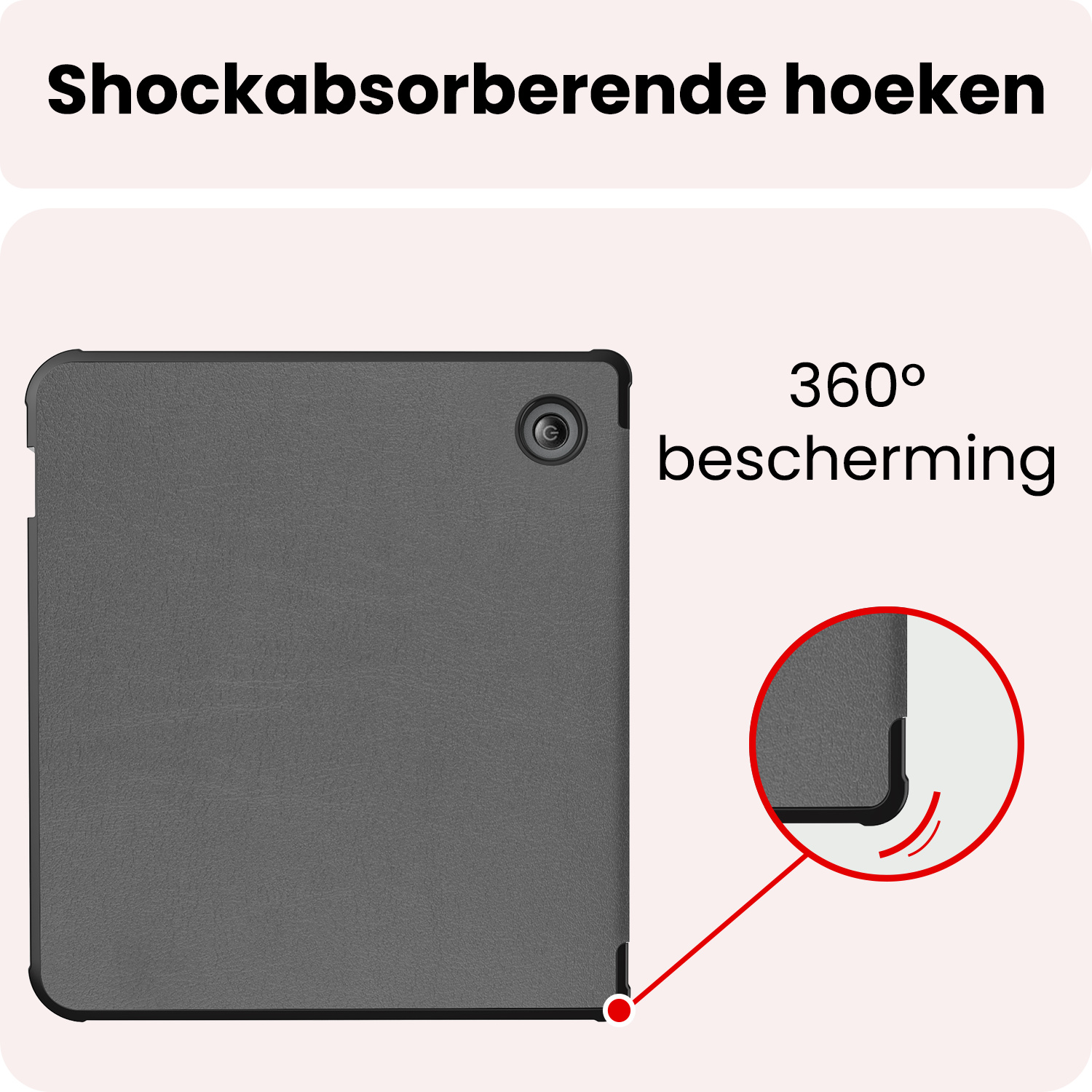 NoXx NoXx Kobo Libra H20 Hoesje - Grijs