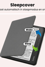 NoXx NoXx Kobo Libra H2O Hoesje Met Screenprotector - Grijs