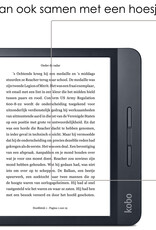 NoXx NoXx Kobo Libra H2O Hoesje Met Screenprotector - Grijs