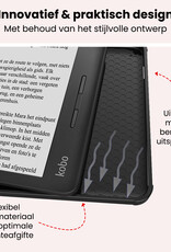 NoXx NoXx Kobo Libra H2O Hoesje Met Screenprotector - Rose Goud