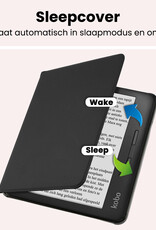 NoXx NoXx Kobo Libra H2O Hoesje Met Screenprotector - Zwart
