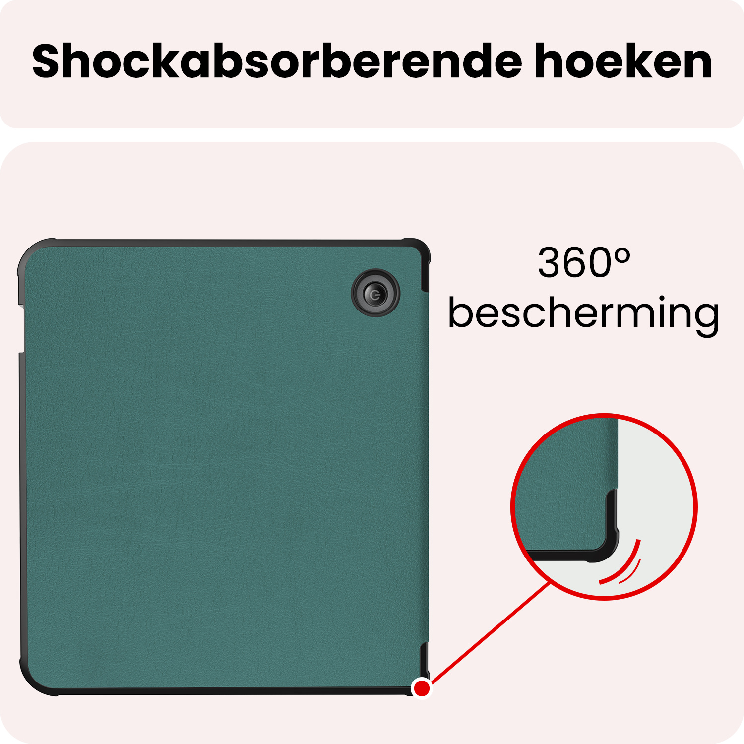 NoXx NoXx Kobo Sage Hoesje - Donkergroen