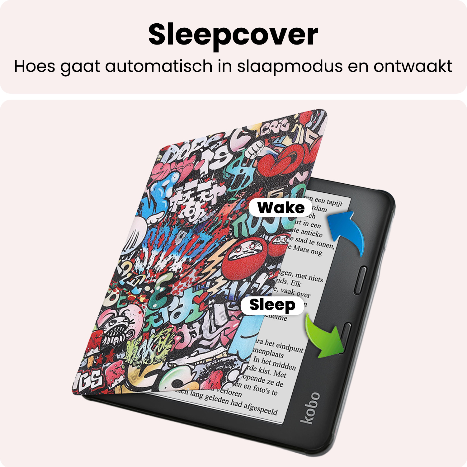 NoXx NoXx Kobo Sage Hoesje - Graffity