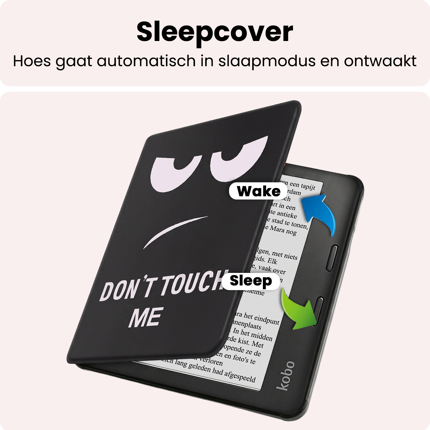 NoXx NoXx Kobo Sage Hoesje - Don't Touch Me