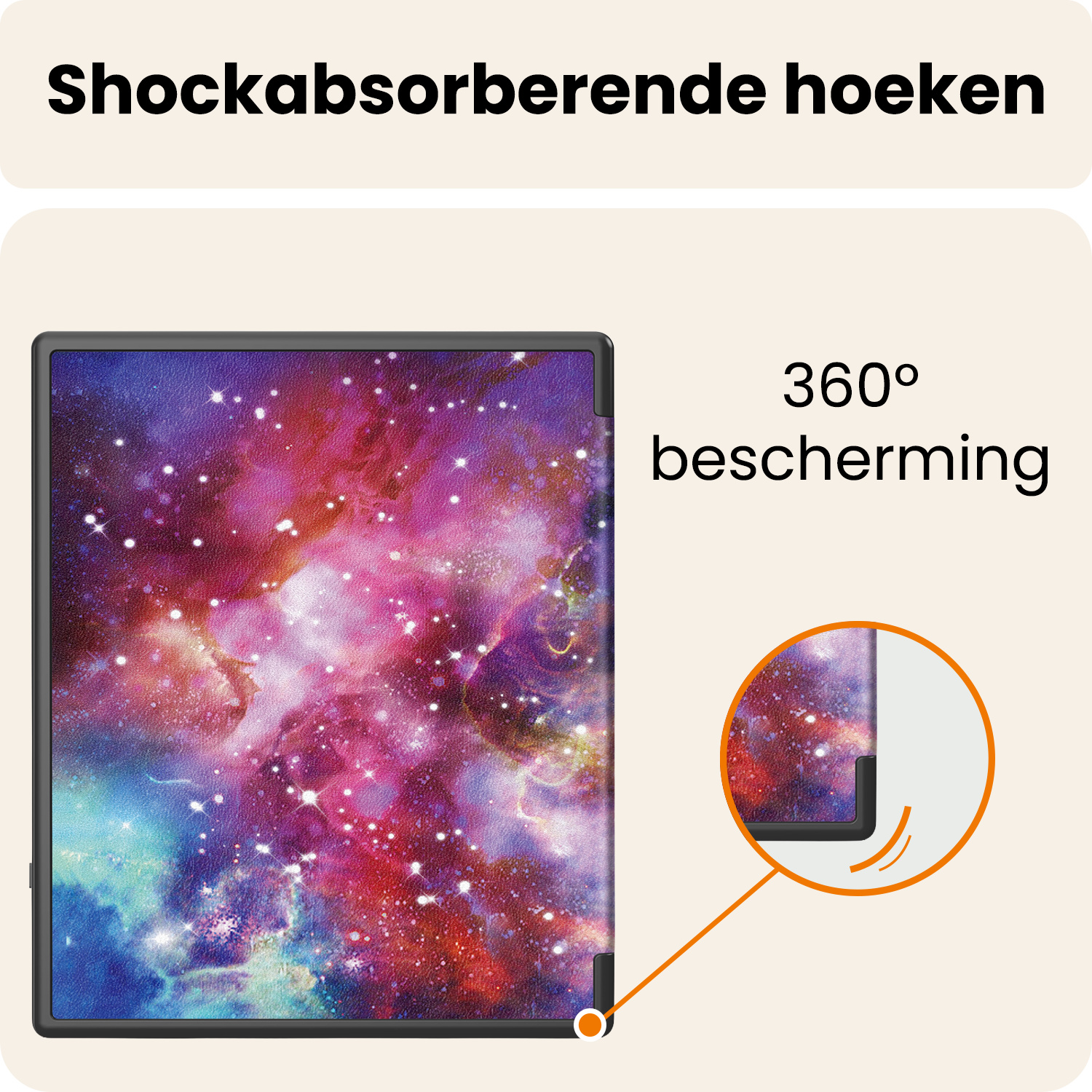 Nomfy Nomfy Kobo Elipsa 2E Hoesje - Galaxy