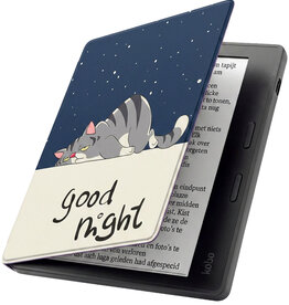 Nomfy Nomfy Kobo Libra 2 Hoesje - Kat
