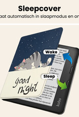 Nomfy Nomfy Kobo Libra 2 Hoesje - Kat