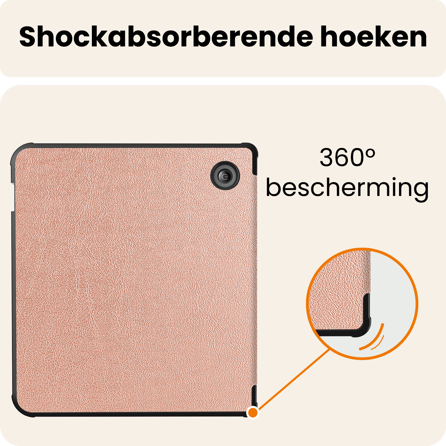 Nomfy Nomfy Kobo Libra 2 Hoesje - Rose Goud
