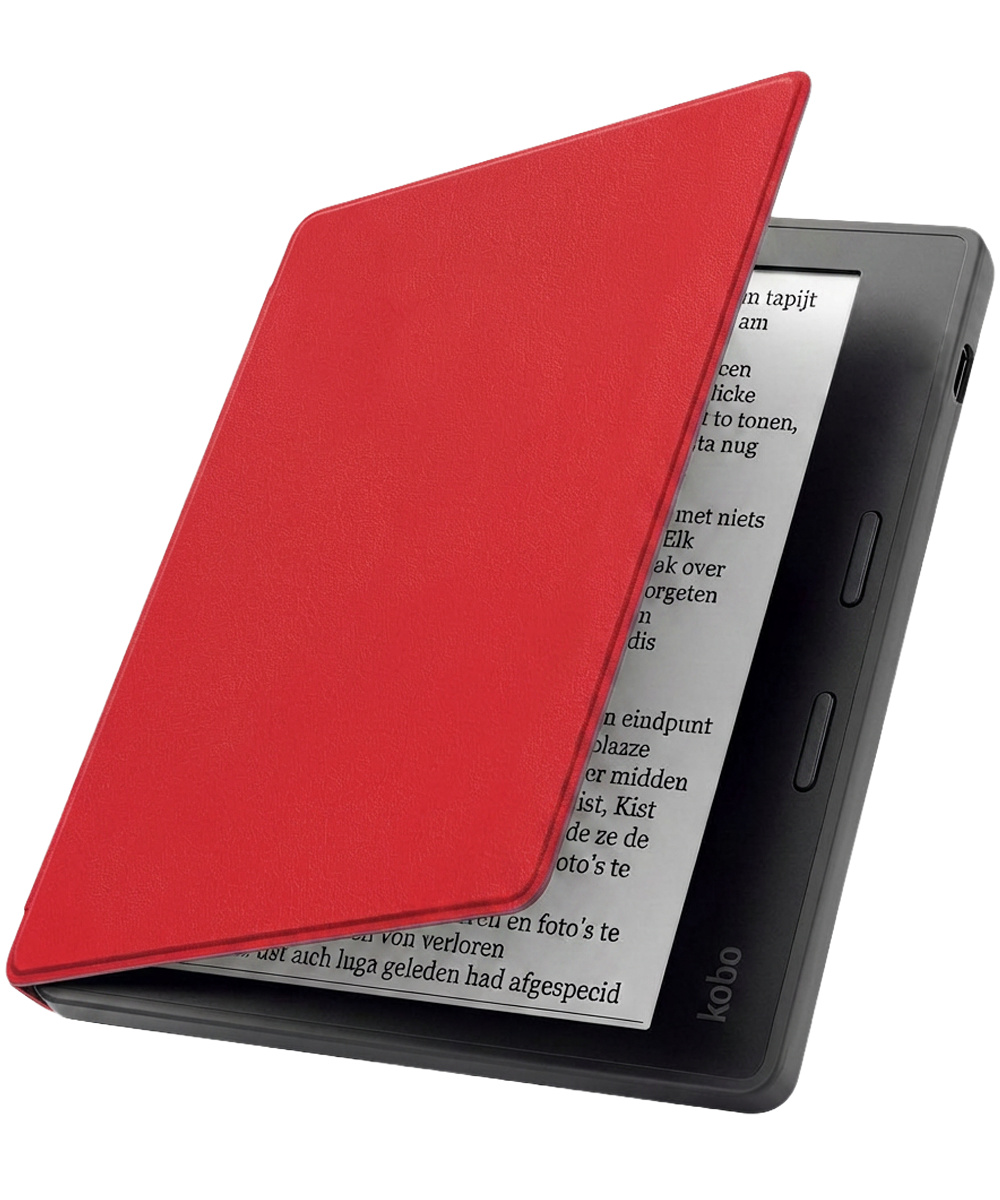 Nomfy Nomfy Kobo Libra 2 Hoesje - Rood