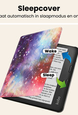 Nomfy Nomfy Kobo Libra 2 Hoesje Met Screenprotector - Galaxy