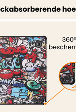 Nomfy Nomfy Kobo Libra 2 Hoesje Met Screenprotector - Graffity