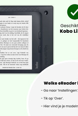 Nomfy Nomfy Kobo Libra 2 Hoesje Met Screenprotector - Rood