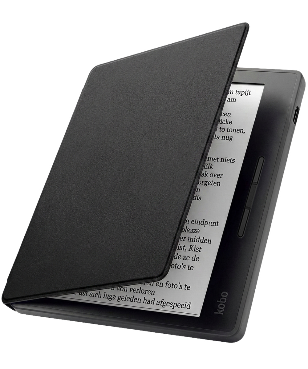 Nomfy Nomfy Kobo Libra H20 Hoesje - Zwart