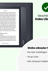 Nomfy Nomfy Kobo Libra H20 Hoesje - Zwart